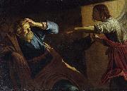 Gerard van Honthorst St Peter Released from Prison. At the Staatliche Museen, Berlin. oil painting artist
